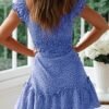 61BoVEHyPIL._AC_SX342_.jpg YOBECHO Women's Summer Ruffle Sleeve Mini Dress