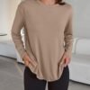 61jJ8YjHhEL._AC_SY445_.jpg Trendy Queen Oversized Long Sleeve Tee