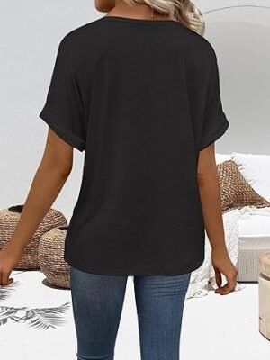710NLH8pKZL._AC_SY445_.jpg T-Shirts Short Sleeve V-Neck Tees