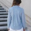 715VG66HnjL._AC_SX342_.jpg luvamia Denim Shirt Women Chambray Jean Western Shirts Long Sleeve Button Down Tops