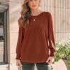 7199-o0BWIL._AC_SY445_.jpg AUTOMET Long Sleeve Pleated Blouses