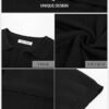 71CPHUrtBQL._AC_SX342_.jpg Kate Kasin Women Short Sleeve Polo Sweater V Neck Knitted Tops Casual Ribbed Shirt Loose Pullover Sweater