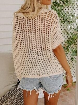 71NOZokvPrL._AC_SY445_.jpg Dokotoo Women's Summer Crochet Sweater