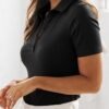71ThnLc1xYL._AC_SY445_.jpg Dokotoo Womens Polo Shirts Short Sleeve Collared V Neck T Shirts Summer Blouses Business Casual Tops