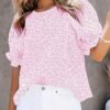 71k64z7fZML._AC_SY445_.jpg Dokotoo Women's Floral Blouse