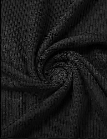 71vZFf6aspL._AC_SX342_.jpg POPZONE Women's Ribbed Knit Tee