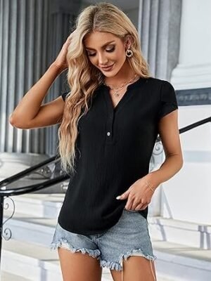 810m5i8GpWL._AC_SX342_.jpg Stylish Women's Button Down Shirt