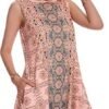 81Y07hYo6JL._AC_SY445_.jpg Summer Dresses for Women - Boho Sleeveless Sundresses