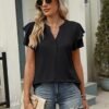 81bJ3JG9ujL._AC_SY445_.jpg ANRABESS Women's Ruffle Blouse