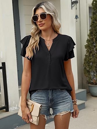 81bJ3JG9ujL._AC_SY445_.jpg ANRABESS Women's Ruffle Blouse