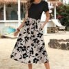 81i68L9x6zL._AC_SY445_.jpg Zeagoo Women's Midi Dress with Pockets 2025