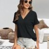 81muy4NfEiL._AC_SY445_.jpg T-Shirts Short Sleeve V-Neck Tees