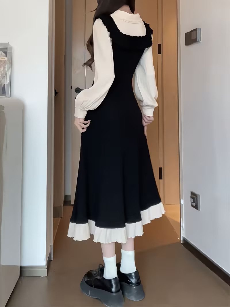 WhatsApp-Image-2025-12-23-at-10.24.41.jpeg Spring Gentle Black Splicing Dress